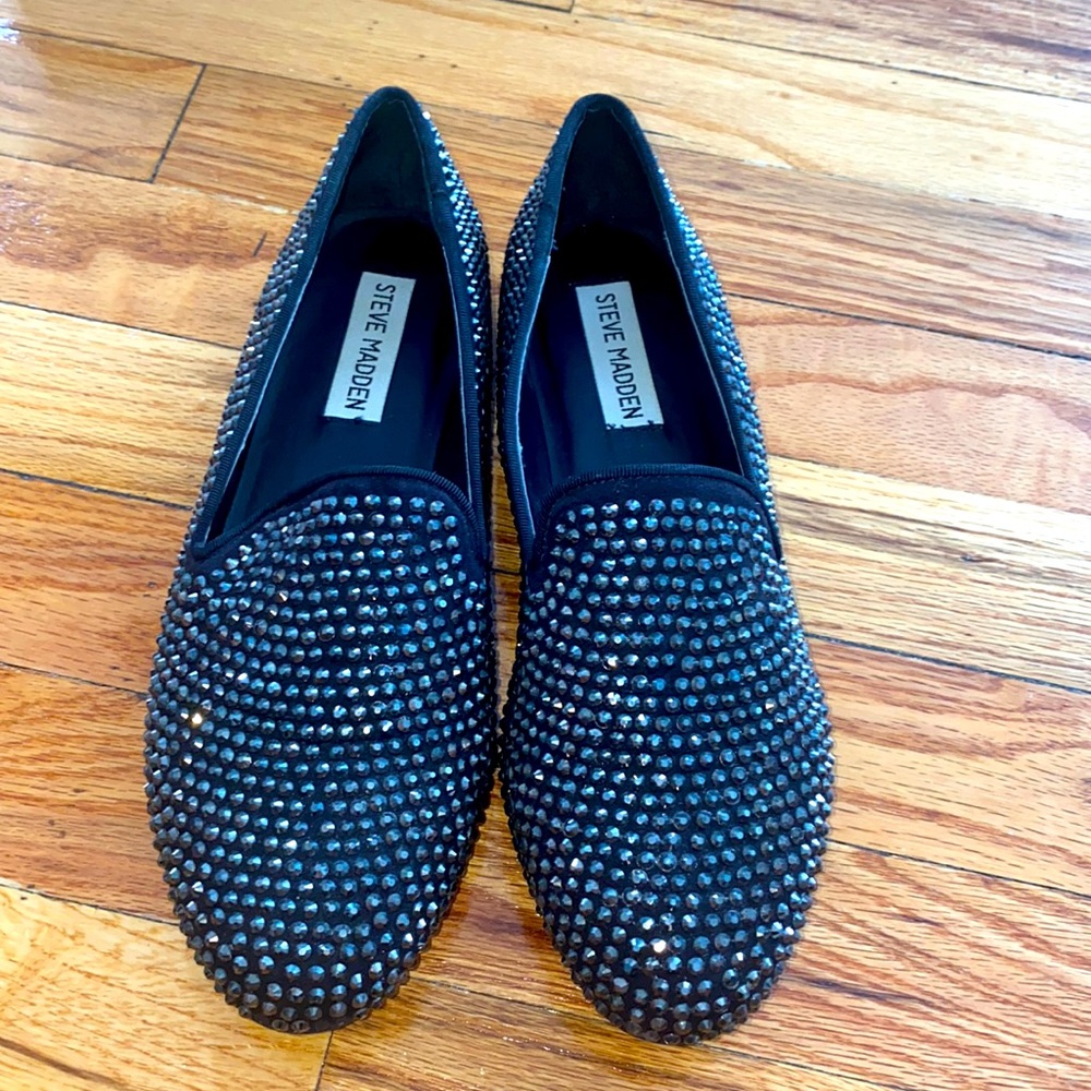 Steve Madden Rhinestone Loafers!